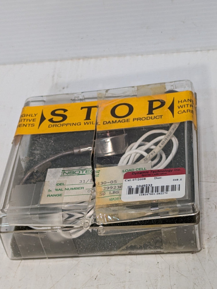 Sensotec 31/1430-05 Load Cell, 50lbs+Returns