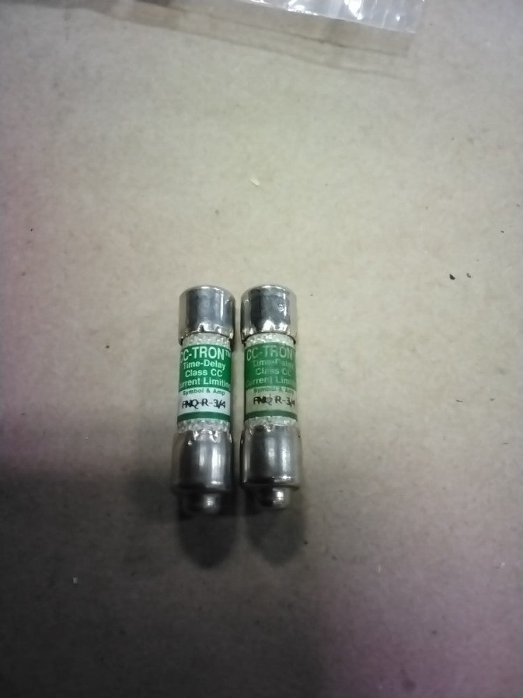 Bussmann FNQ-R-3/4 CC-Tron 3/4 Amp Fuse, Lot Of 2