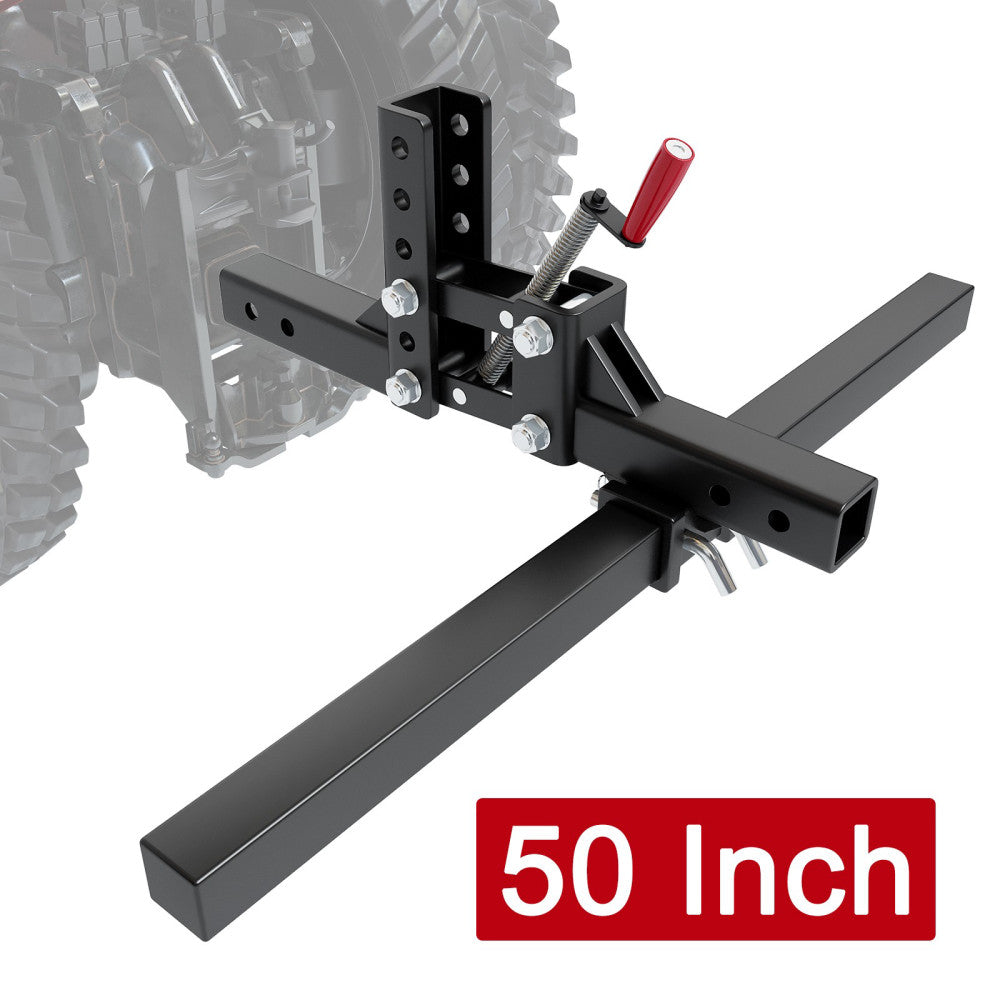 50" Manual Implement Lift 1-Point Lift System Fits 2" Receivers for ATV Tractors