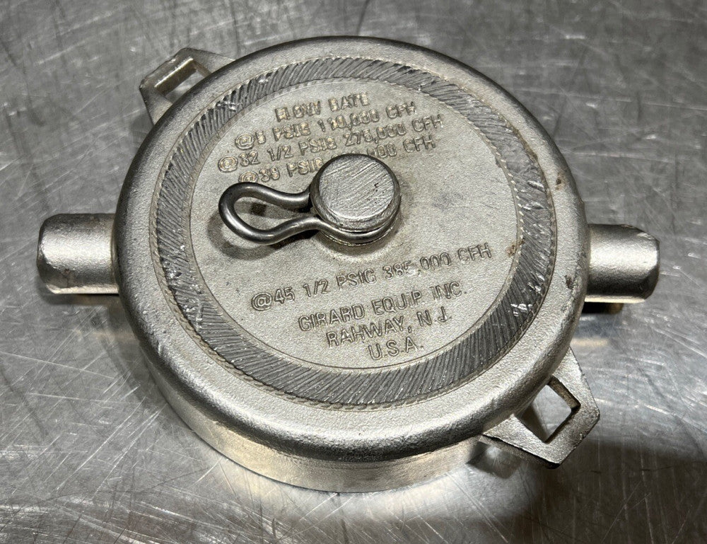 GIRARD 4” Stainless Steel Pip Cap Nos Surplus