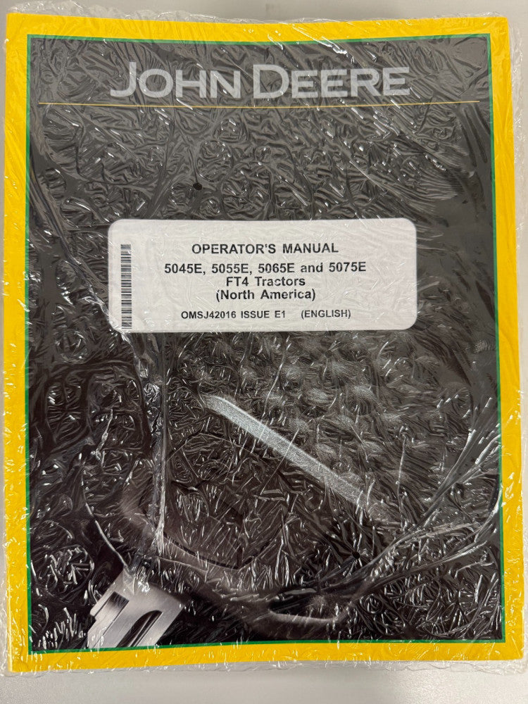 John Deere 5045E, 5055E, 5065E, and 5075E Operators Manual OMSJ42016 E1 U-1