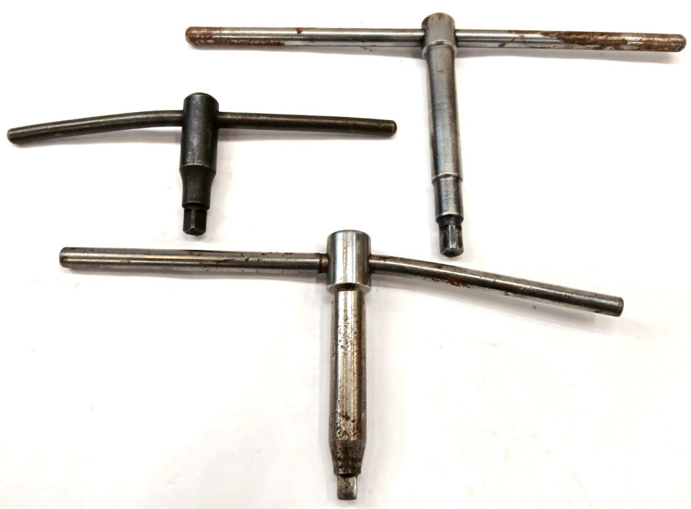 T-HANDLE HEX WRENCH ASSORTED LOT OF 3 STEEL