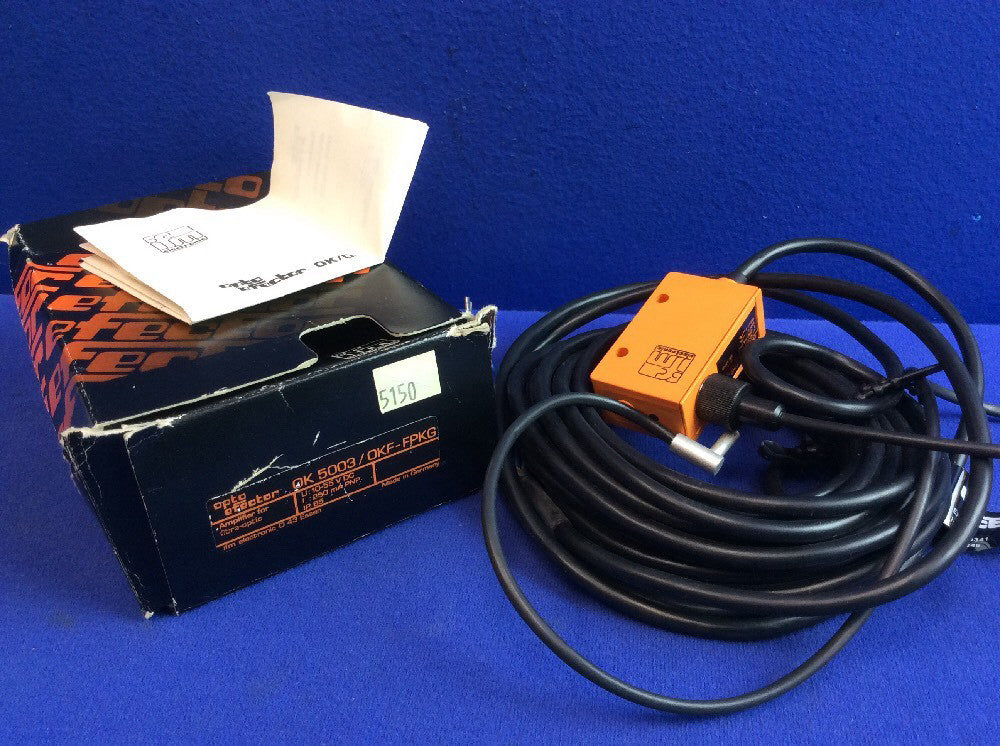 ifm efector OK5003/OKF-FPKG OPTO-ELECTRONIC FIBRE-OPTIC BEAM SENSOR (NIB)