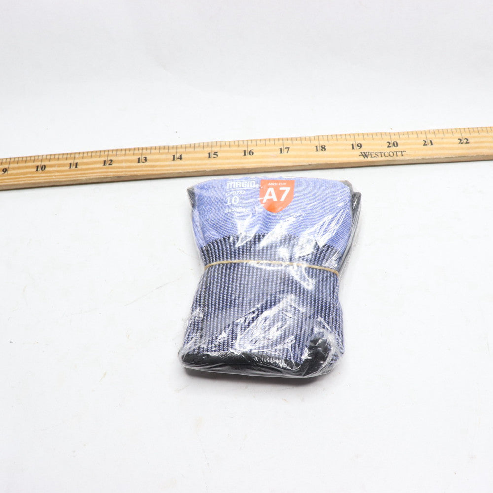 (Pair) Magid Palm Coated Work Gloves Polyurethane 18-Gauge Size 10