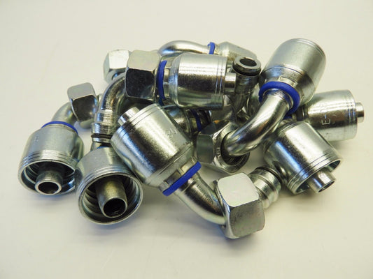 (Lot of 10) FX E-08 HYDRAULIC Fitting 90 Degree