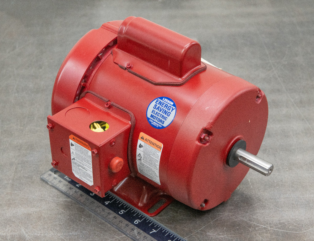 Leeson 113256.00 Electric Motor 1/3 HP 1725 Rpm 1PH 115/208-230 V 56 M6C17FB66J