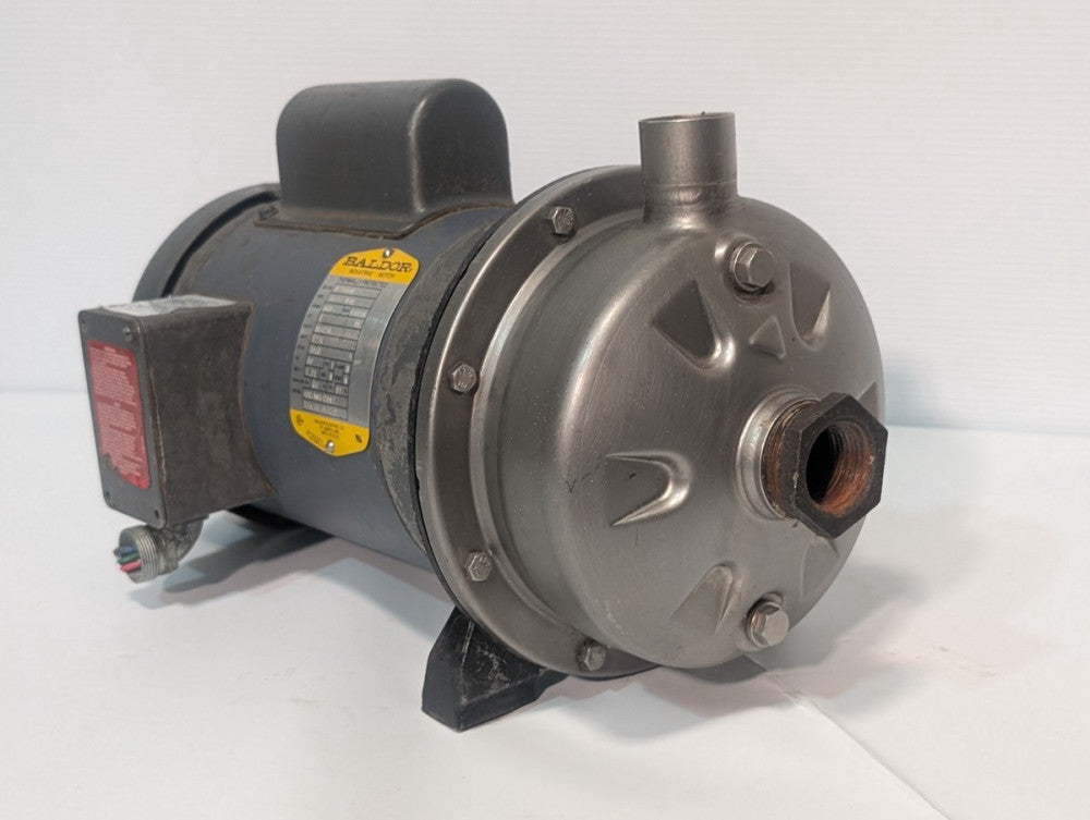 Baldor JL3509A thermally protected industrial motor, 1HP, 3450RPM, 1PH, 56J