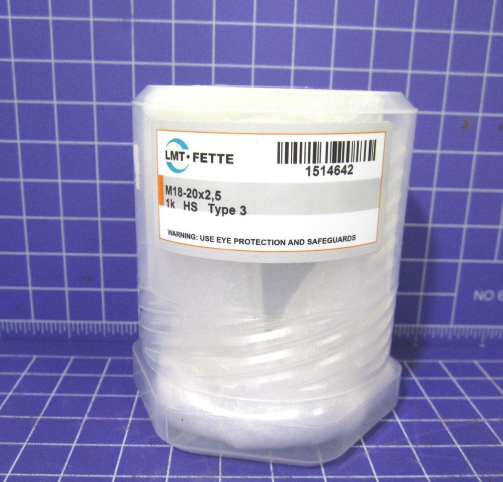 LMT FETTE (1514642) Metric Coarse Thread Roll F3 Head M18-20 x 2.5 Axial Set