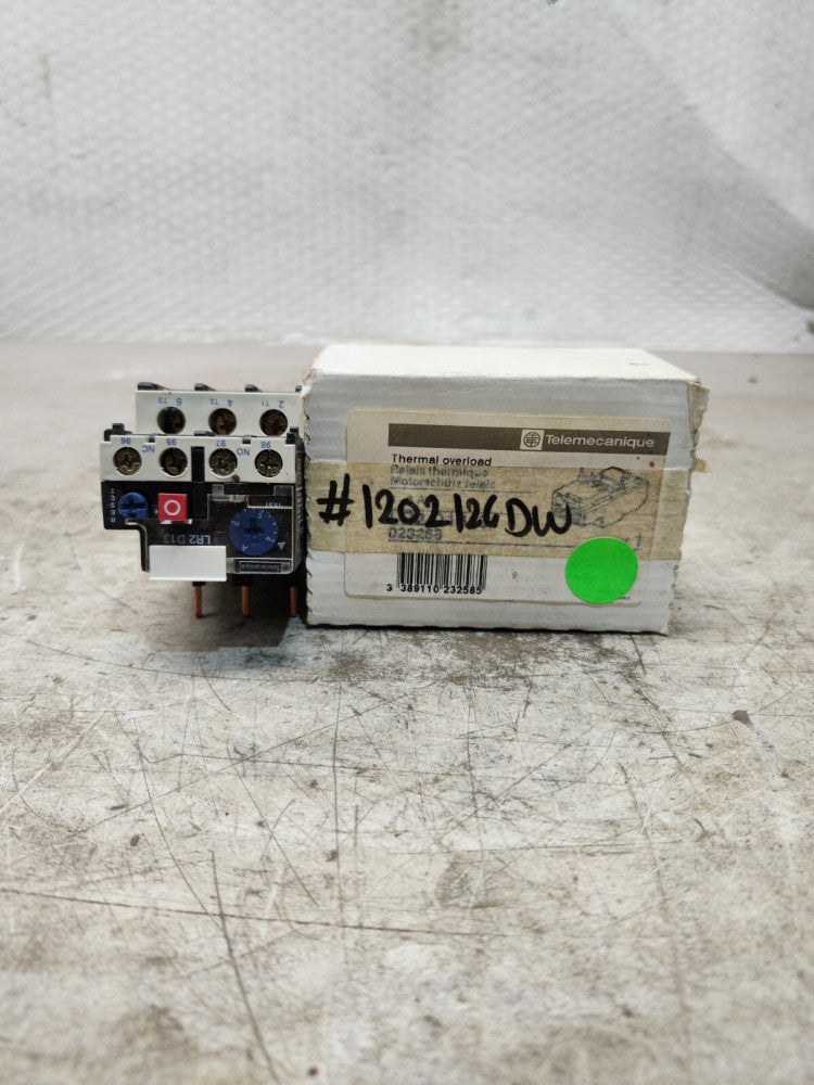 NEW IN BOX TELEMECANIQUE THERMAL OVERLOAD RELAY LR2 D1310