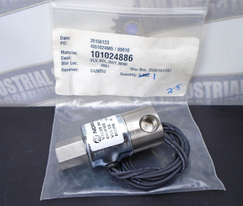 NORGREN - U141045-13-120-60 - Solenoid Valve - 3 Way - 120V - 1/8 NPT