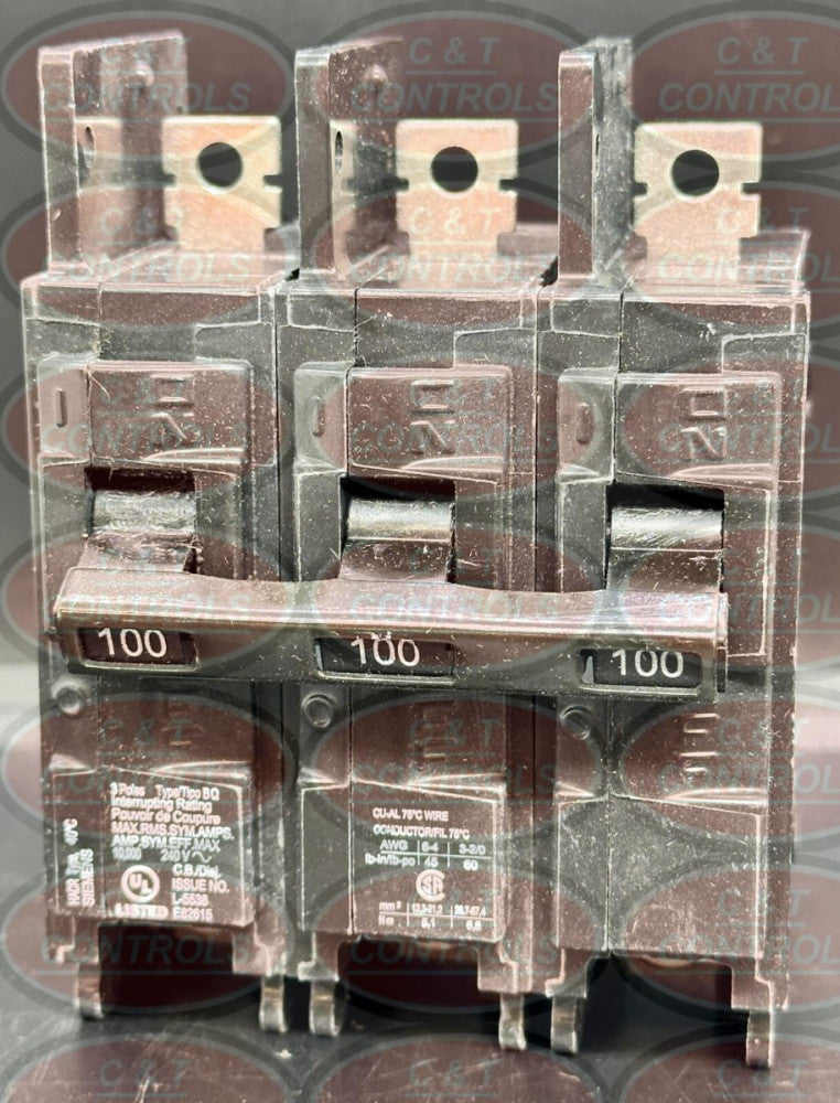 Siemens BQ3B100 3P 100A Bolt On Circuit Breaker Brand New USA Stock