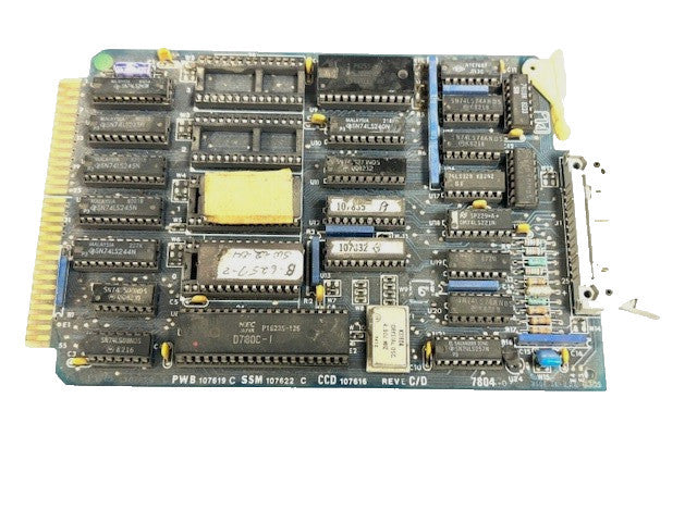 PWD 107619 PROCESSOR BOARD SSM 107622 CCD 107616 REV E C/D 7804