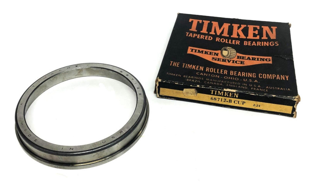 Timken 2-24 Tapered Roller Bearing Flange Cup 68712B NOS