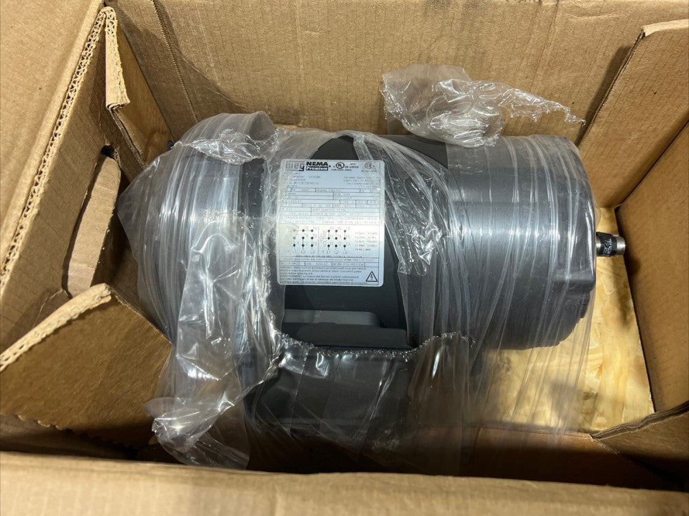 NOS Surplus 1HP WEG 1200RPM 56HC TEFC 3PH MOTOR 00112ET3E56C-S 13484285