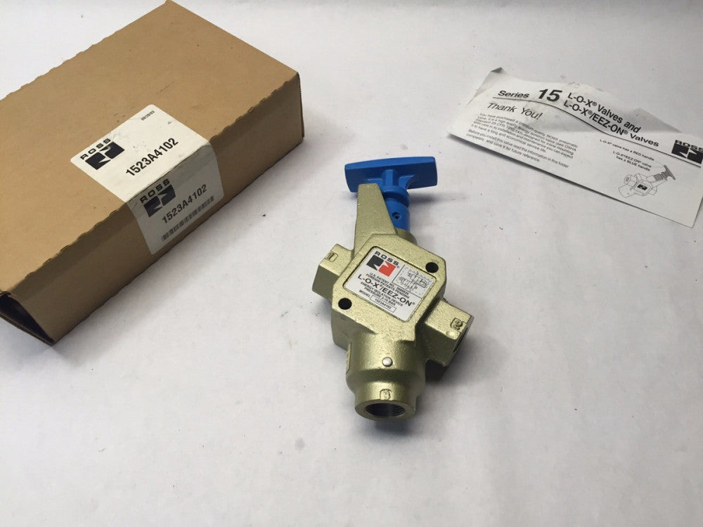 Ross Model 1523A4102 L-O-X/EEZ-ON Energy Isolation Pressure Valve