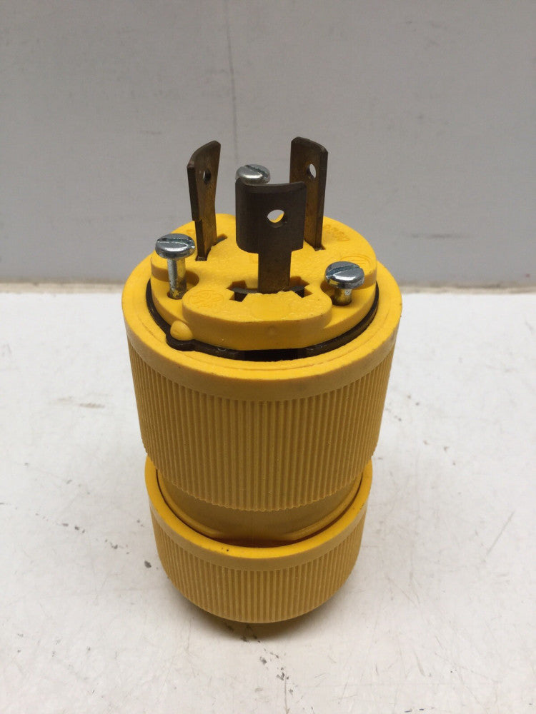 GE 20A 250V Male Twist-Lock Plug 3 Phase L11-20 General Electric