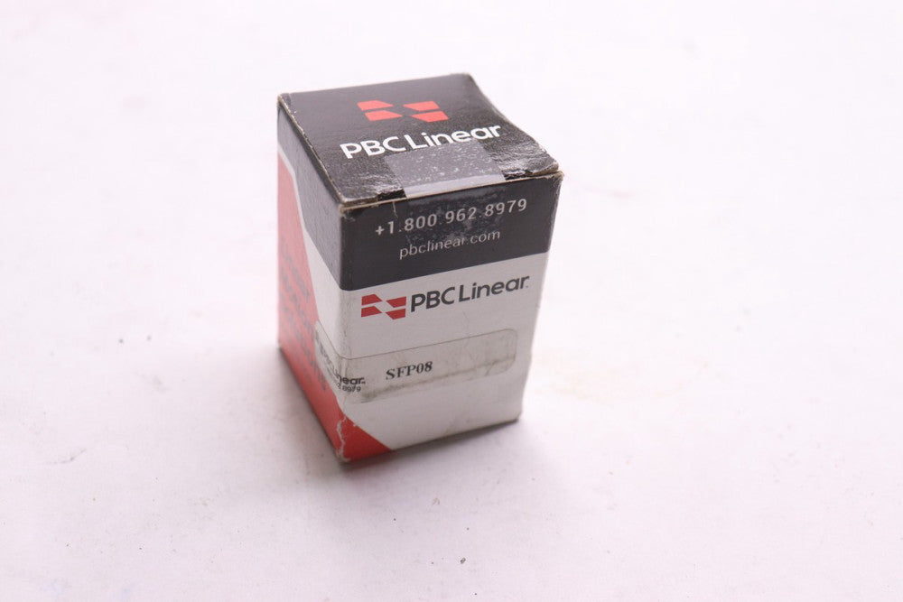 PBC Linear Flange Bearing Anodized Aluminum 0.5-In x 1.25-In SFP08