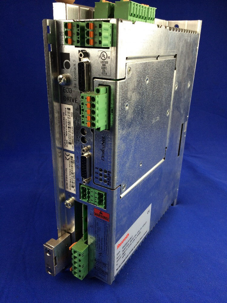 REXROTH ECODRIVE DKC06.3-016-7-FW SERVO DRIVE FWA-ECODR3-FGP-03VRS-MS DEVICE NET