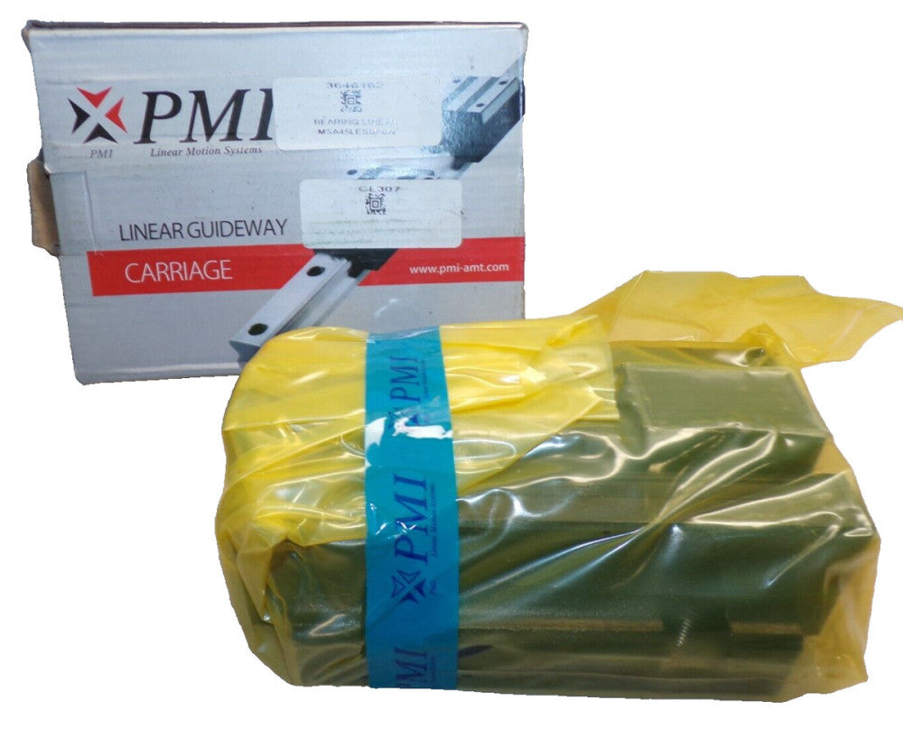 NEW PMI MSA45LESSFCN LINEAR SLIDE GUIDEWAY CARRIAGE 