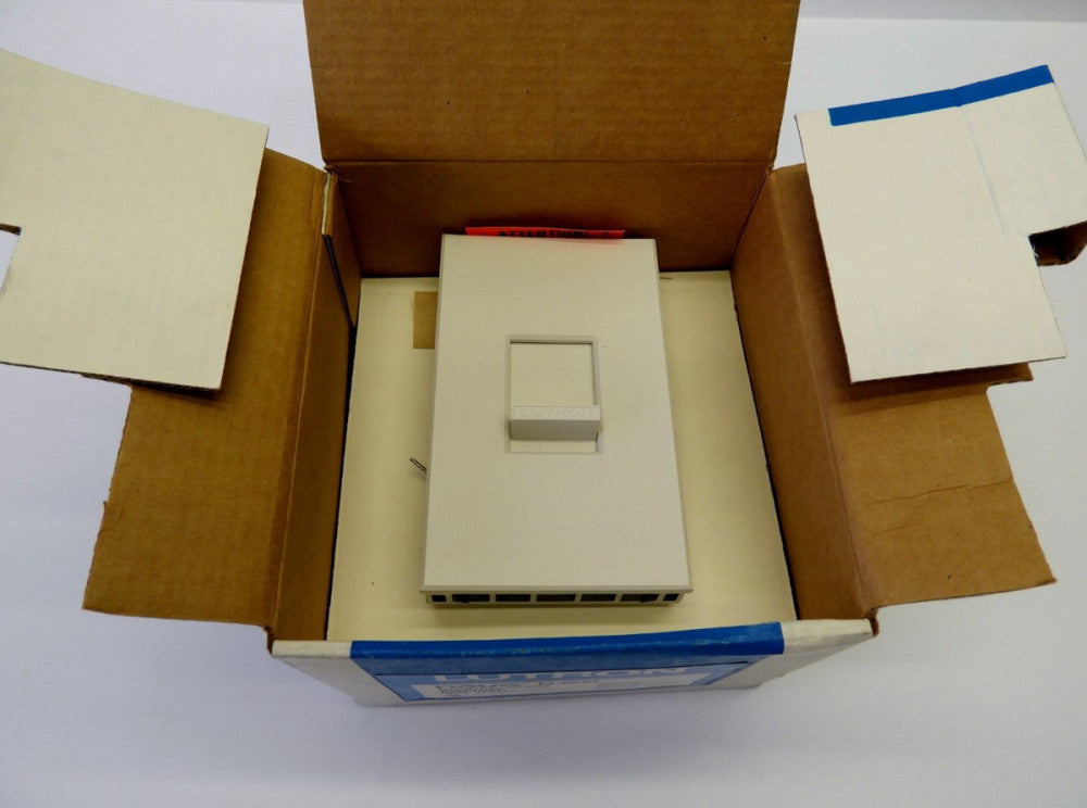 Lutron Novus N-600-W Incandescent Slide Dimmer Switch 600 W White New *