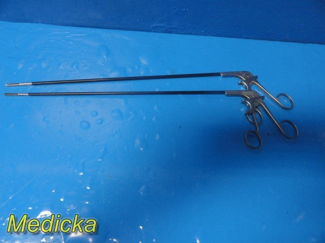 Lot of 2 Aesculap Prestige 8361-00 Retraction Graspers | 5mm x 36cm ~ 37797