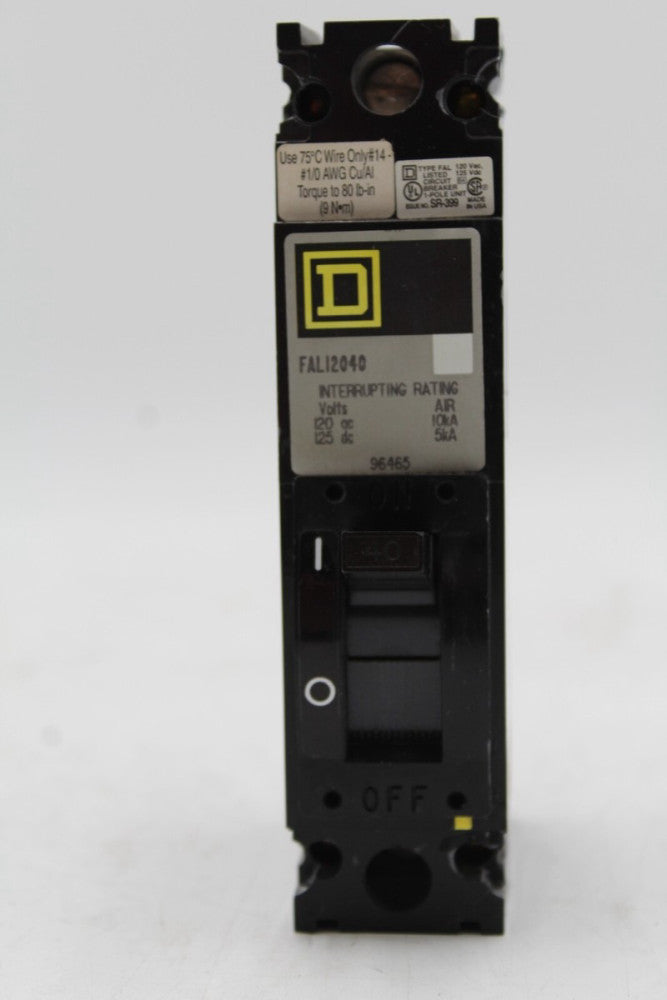 Square D FALI2040 Circuit Breaker