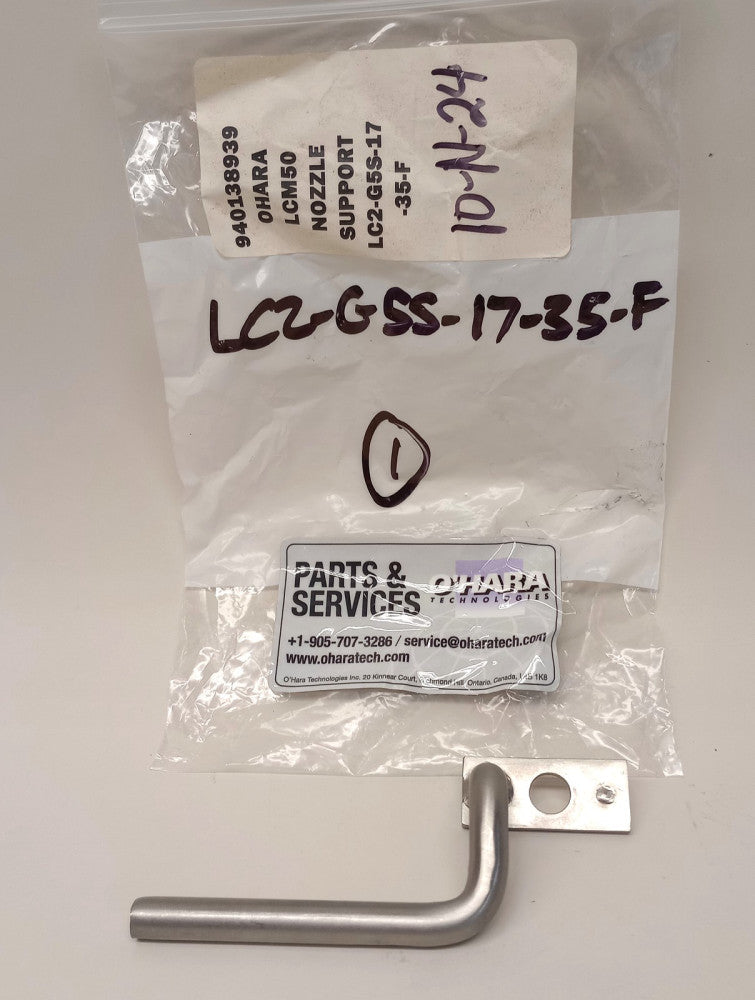 O'HARA LC2-G5S-17-35-F Stainless Steel Nozzle Support LCM50