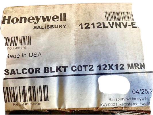 (1) Salisbury Blanket Class 0 Type II 12x12 Maroon 1212LVNV