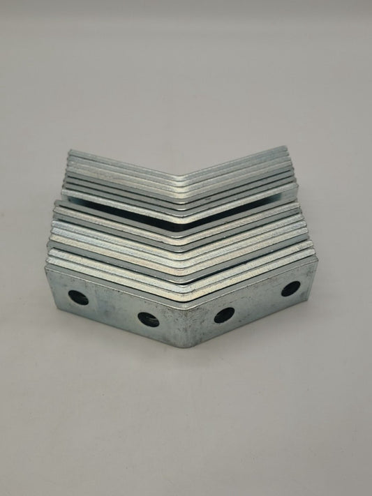 18 Pk EATON B-Line B248ZN Electroplated Zinc Open Angle 45° Angular Fitting