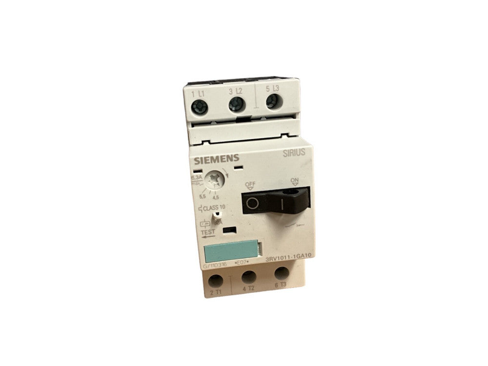 Siemens 3RV1011-1GA10 Motor Starter Protection Circuit Breaker ON/OFF Rocker
