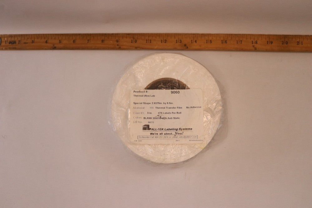 All-Tek Thermal Transfer Film 2.9375" x 6.5" 9060