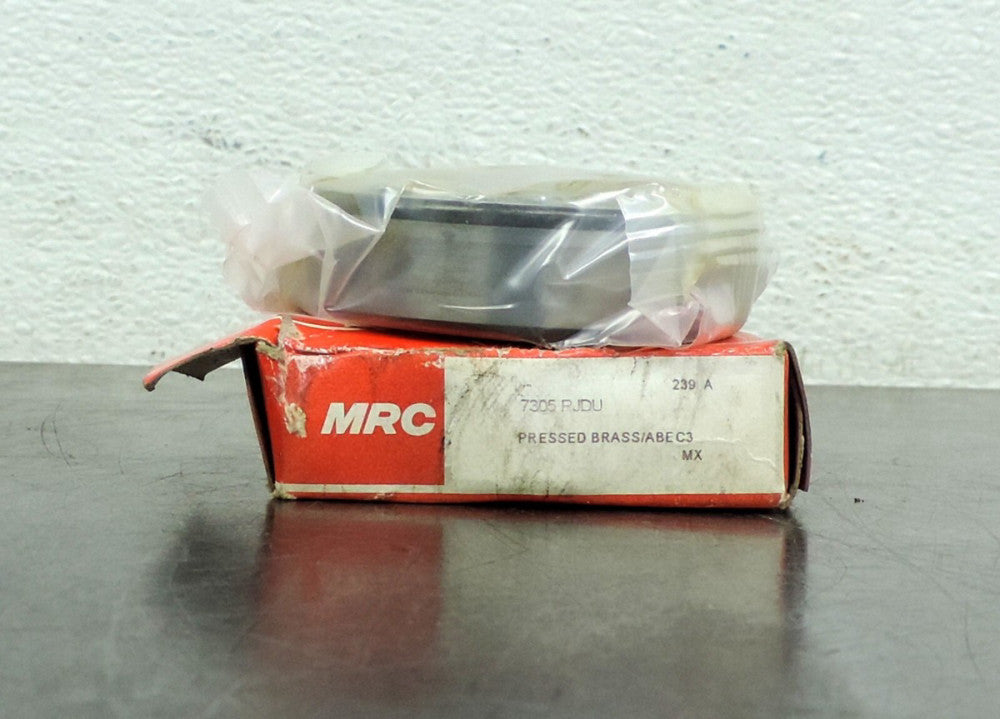 MRC 7305PJDU Single Row Angular Contact Roller Bearing w/ Pressed Brass