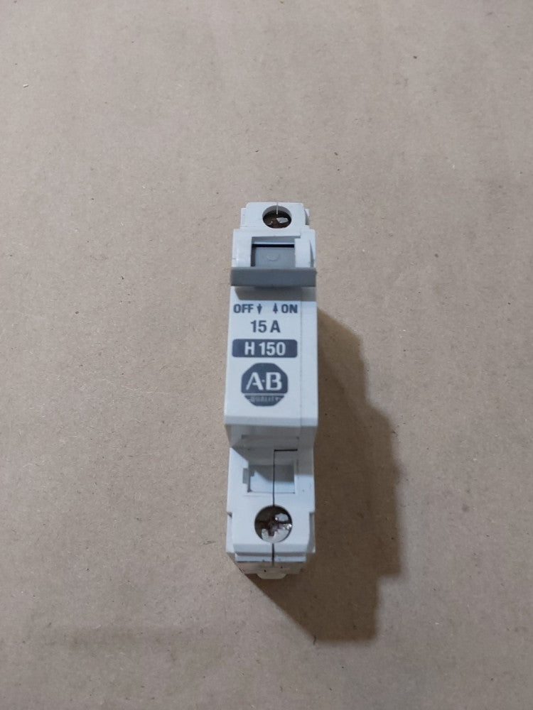 Allen Bradley 15A Circuit Breaker 1 Pole    1492-CB1 H150 Ser B   