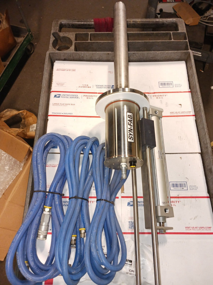 NEW SYN-FAB SF12-C-PIII HIGH TEMPERATURE IMAGING SYSTEM W/PNEUMATIC CYLINDER