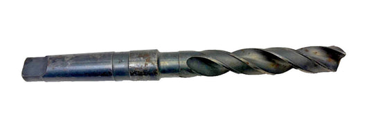 #3 MORSE TAPER SHANK DRILL BIT, SPIRAL 2 FLUTE, OAL 9-3/8"