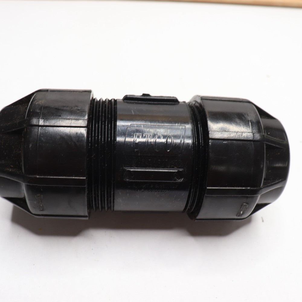 Etco Double E-Loc Coupling Black 1-5/8"