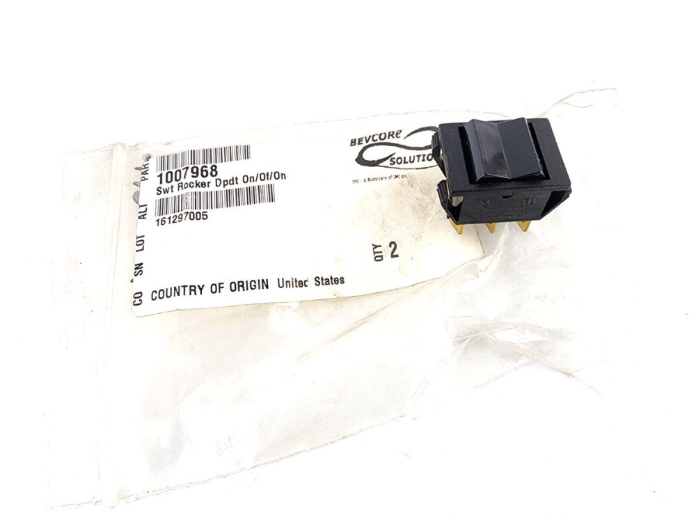 Cornelius Switch Rocker Dpdt On/Off/On 1007968 161297005 IAC1030 1230 322 330