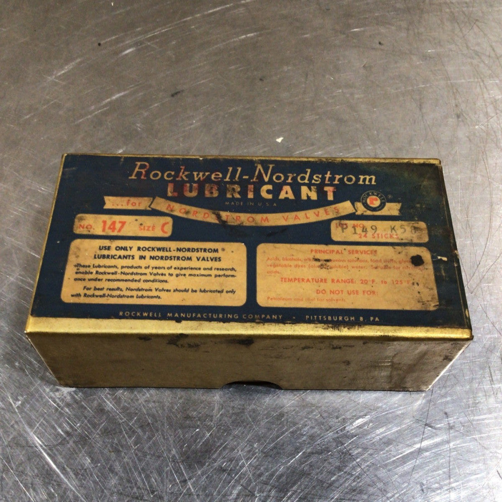 Rockwell-Nordstrom Lubricant No. 147 Size C, 15 Sticks, NOS