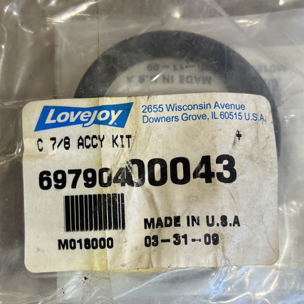 LOVEJOY ACCESSORY KIT 697904 00043 C 7/8 Nos Surplus