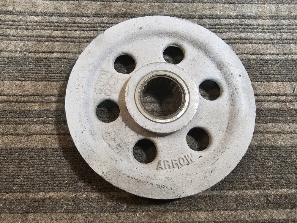 SCF ARROW SHEAVE 3001042 2-1/4" BORE 6-HOLE, 10-3/4" OD GRAY