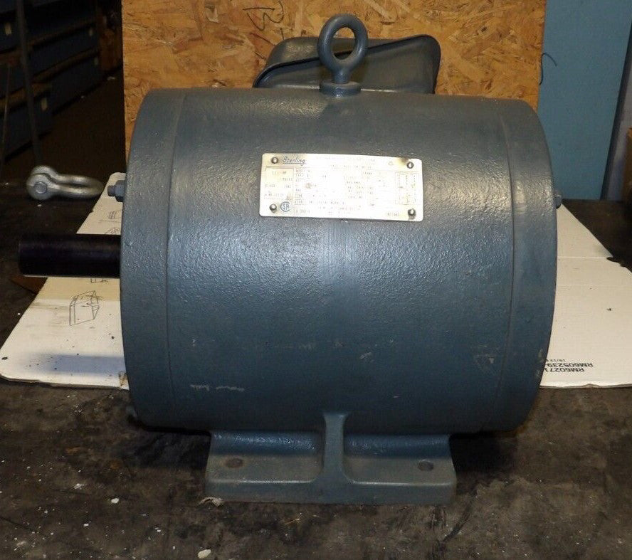NEW STERLING 10 HP 2 POLE AC MOTOR 230/460 VAC 3Ø 3430 RPM 213T FRAME B0102DGF2A