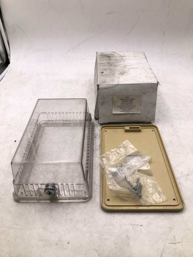 Chatham 864 Clear Plastic Locking Thermostat Guard 8-1/2"X5-3/8"X3-1/2" -NIB