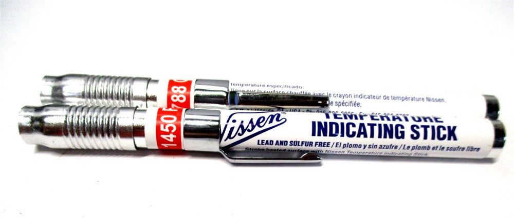 Nissen (91450) 1450° F / 788° C 3/8" Temperature Indicating Stick - 2 QTY