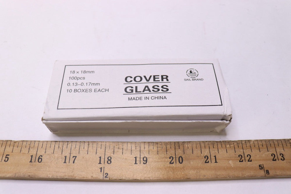 (100-Pk) Sail Cover Glass 18mm x 18mm 