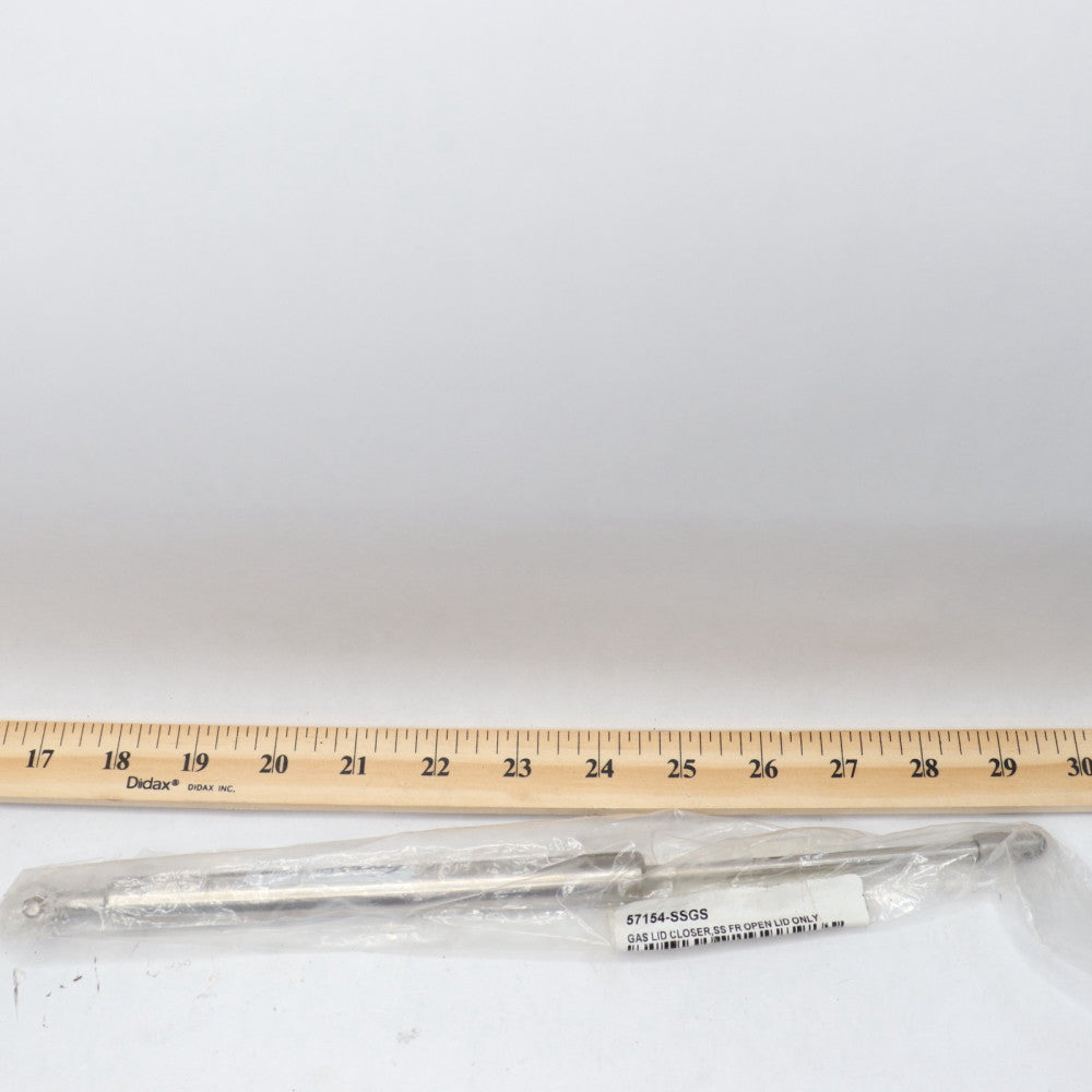 Biro Gas Lid Closer for Open Lid Only Stainless Steel 57154-SSGS