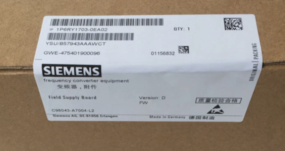 One Brand New SIEMENS C98043-A7004-L2 Board 6RY1703-0EA02