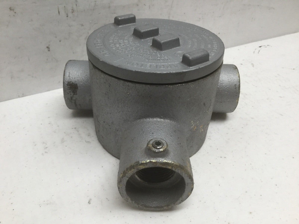 Appleton GR-EFHC 1” Condulet Conduit Box Hazardous Location Tee