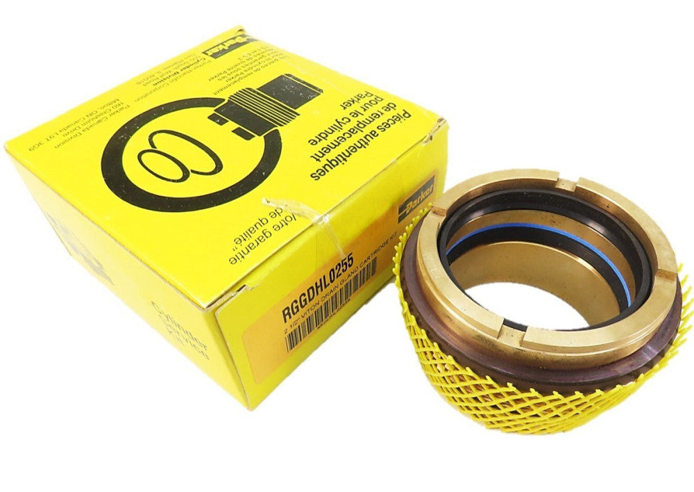 Parker RGGDHL0255 2-1/2" Viton Drain Gland Cartridge Kit NEW IN BOX