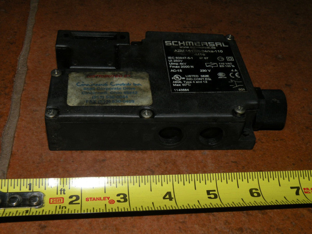 SCHMERSAL AZM 161SK-24RKA-110- M16 SAFETY INTERLOCK SWITCH 