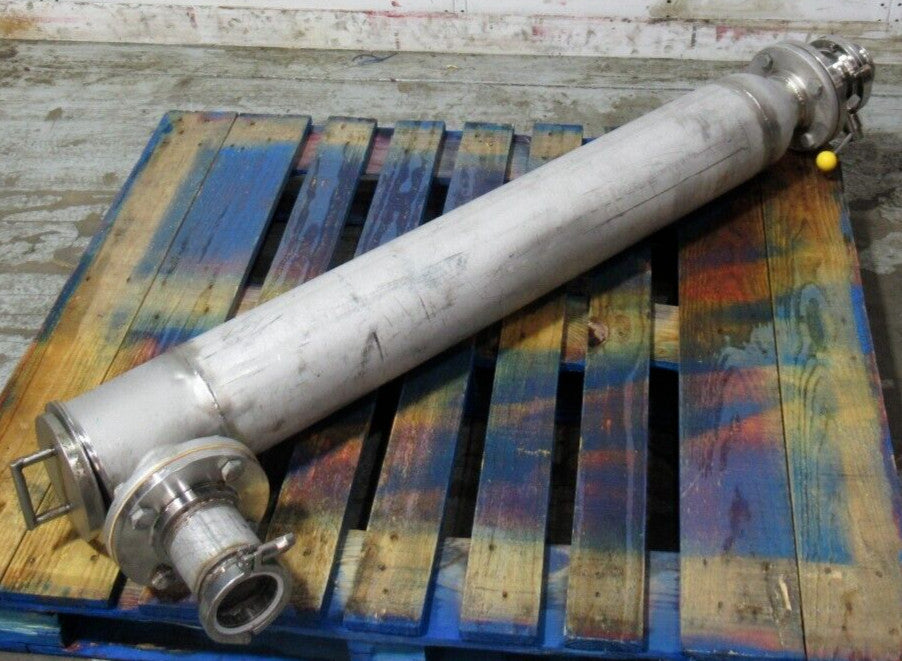 Durco TF-1 Stainless Steel Tubular Inline Filter 6"Dia X 48"L